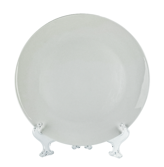 Coupe Shape Porcelain S/4- 10.75" Dinner Plates