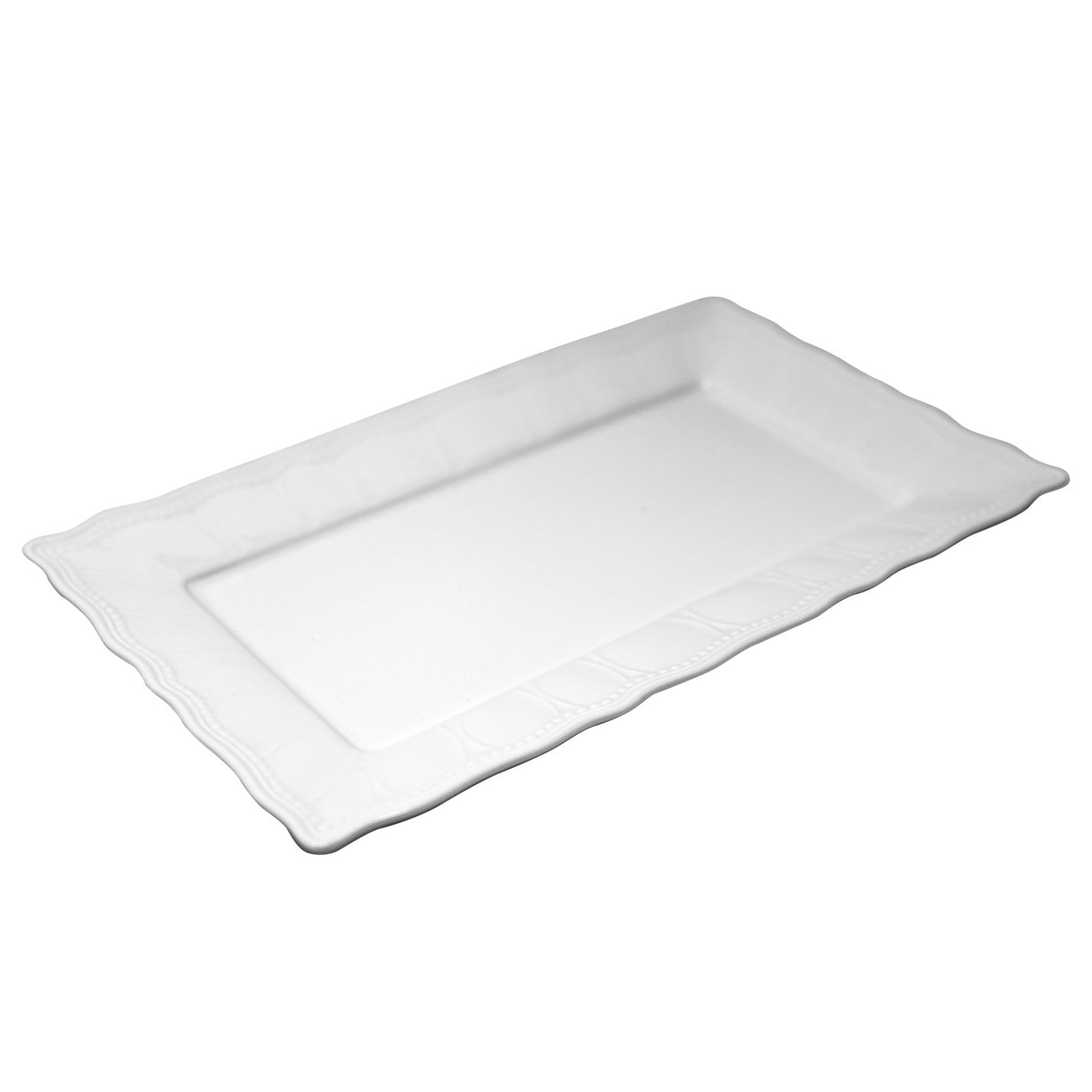 Grace 16" Rect Embossed Platter