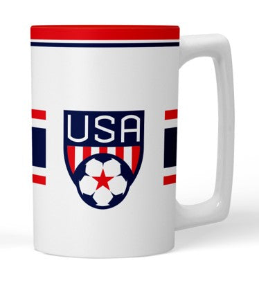 22 Oz Usa Soccer Mug