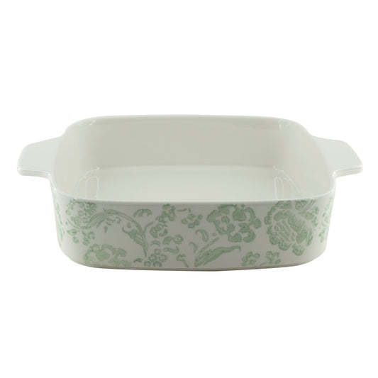 Floral Toile Ceramic 8" Square Baker