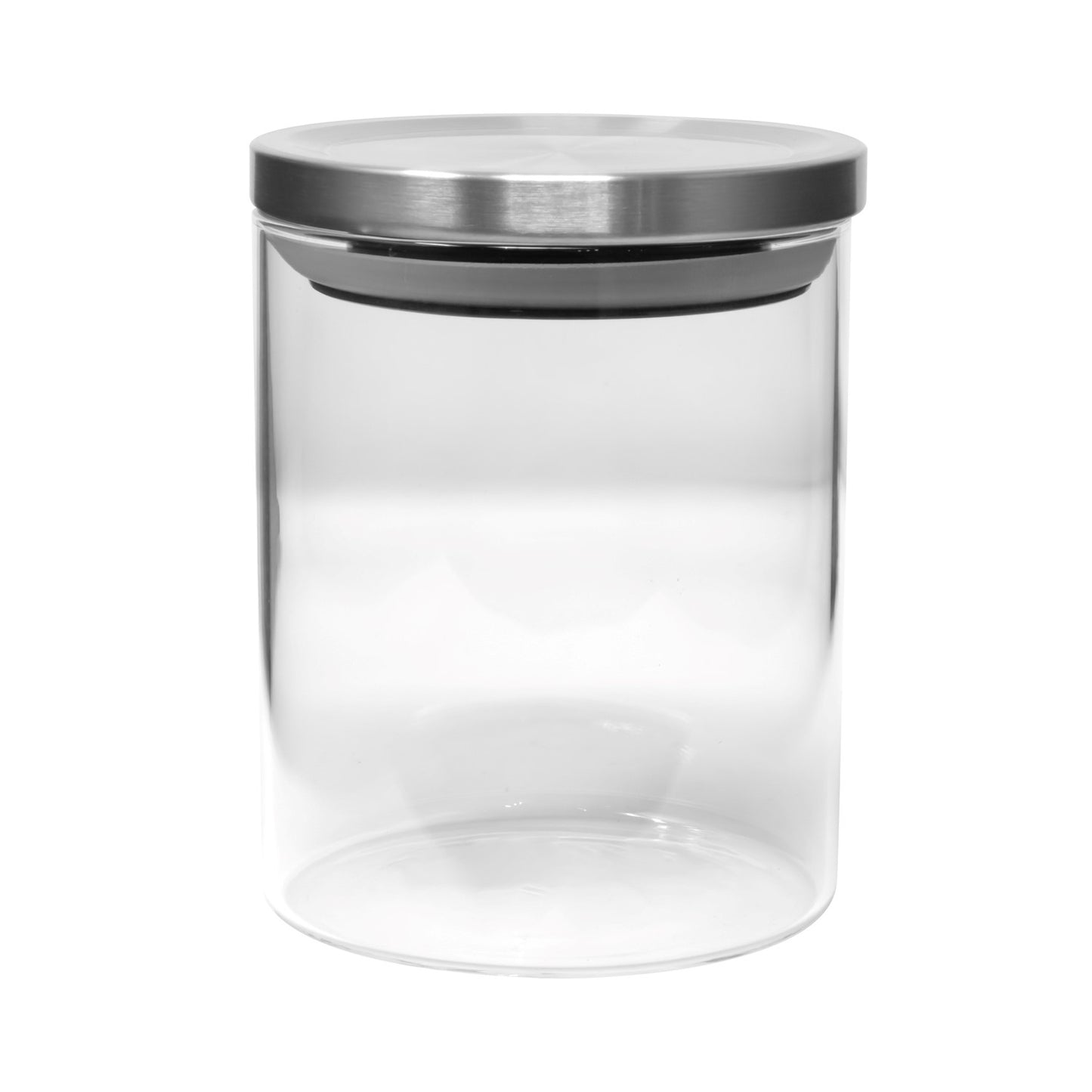 Borosilicate 23 Oz Glass Jar W/ Stainless Steel Lid