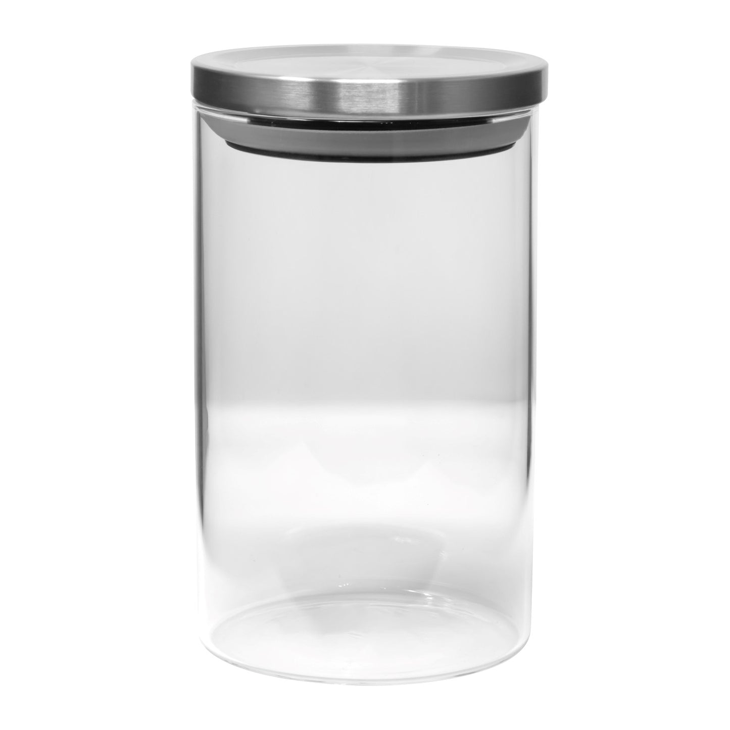 Borosilicate 33.8 Oz Glass Jar W/ Stainless Steel Lid